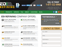 Tablet Screenshot of edirefining.com